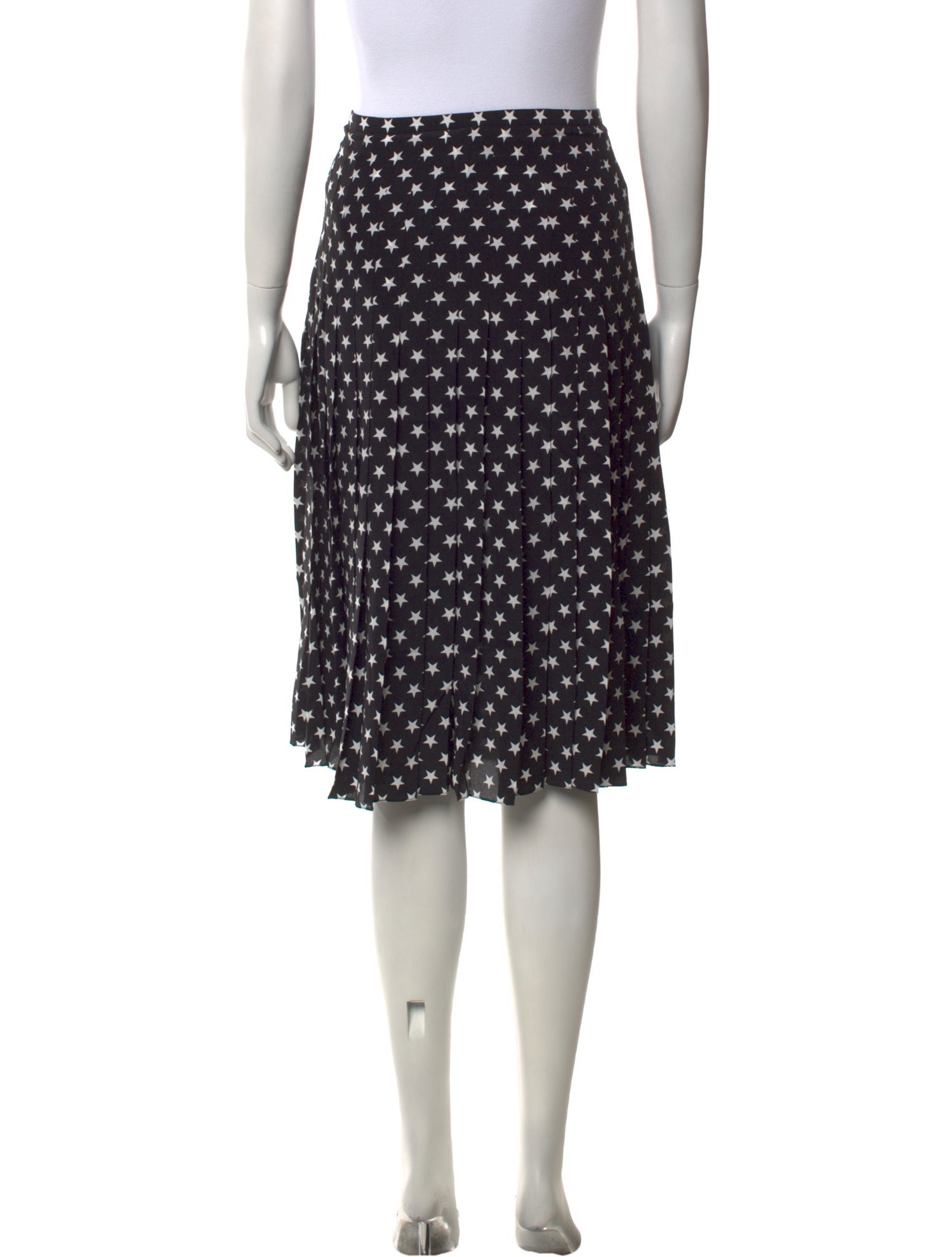 Michael Kors Collection Silk Knee-Length Skirt